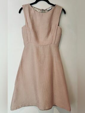 Sandro Paris Pale Pink Structured Dress